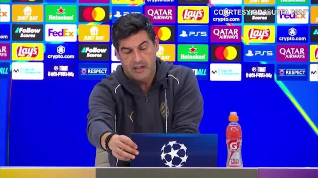 Real Madrid Milan Champions League 2024-2025 Fonseca conferenza stampa Leao