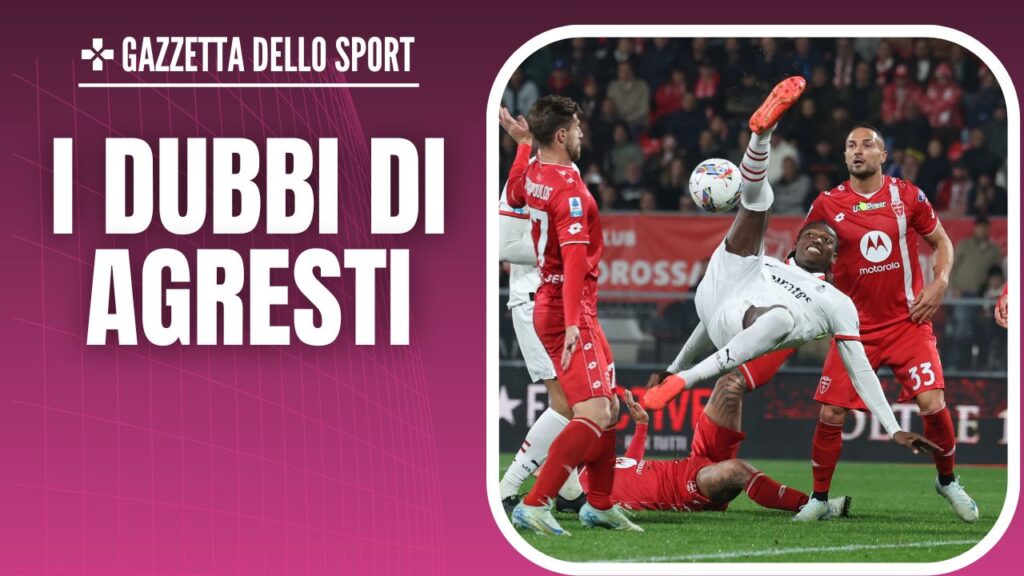 Rafael Leao AC Milan Monza-Milan 0-1 Serie A 2024-2025