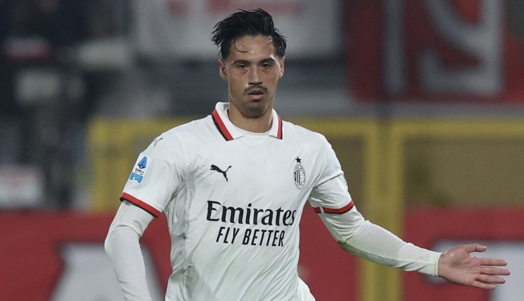 Tijjani Reijnders AC Milan Monza-Milan 0-1 Serie A 2024-2025