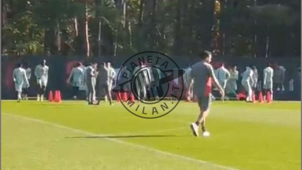 Real Madrid-Milan Champions League 2024-2025 allenamento Milanello