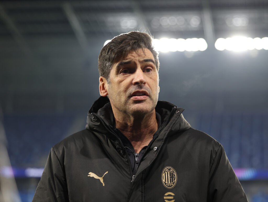 Paulo Fonseca Slovan Bratislava-Milan Champions League 2024-25