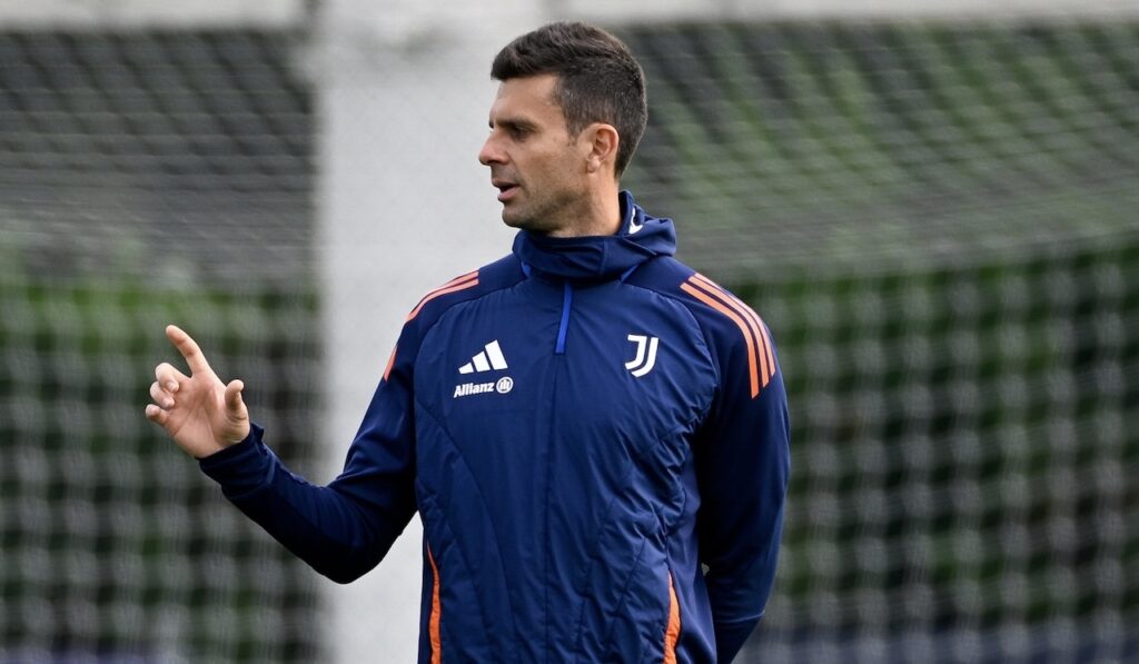Thiago Motta Juventus allenamento Continassa
