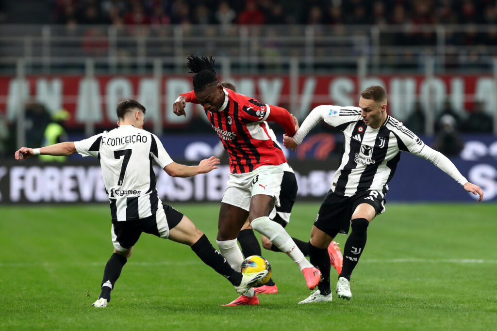 Rafael Leao AC Milan Milan-Juventus 0-0 Serie A 2024-2025