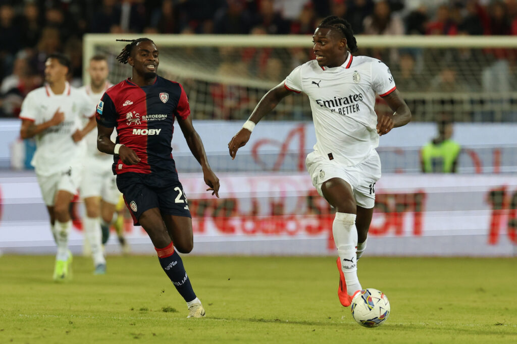 Rafael Leao AC Milan Cagliari-Milan 3-3 Serie A 2024-2025