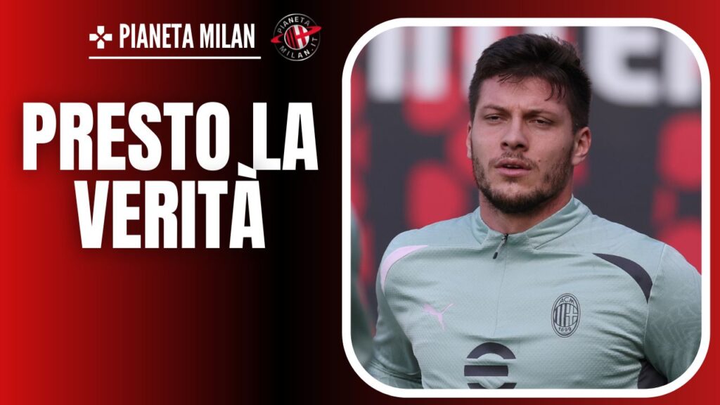Luka Jovic AC Milan allenamento Milanello