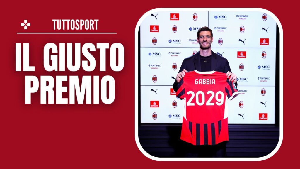 Matteo Gabbia AC Milan calciomercato Milan rinnovo