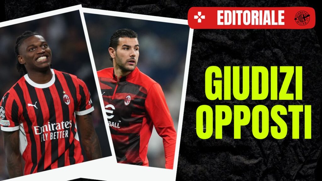 Rafael Leao e Theo Hernández AC Milan Fiorentina-Milan 2-1 Serie A 2024-2025