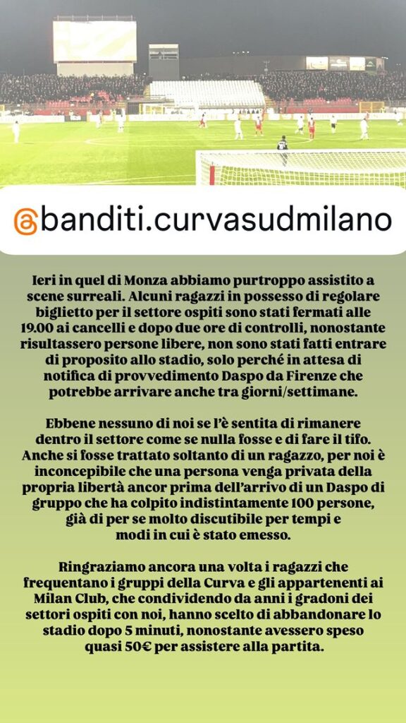 Curva Sud Instagram