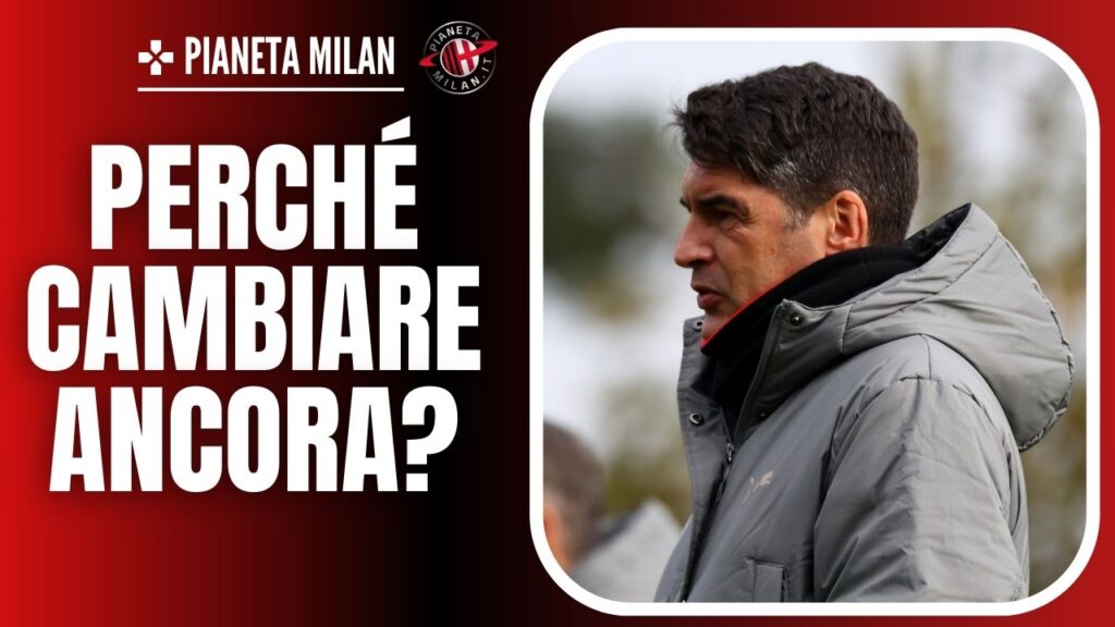 Paulo Fonseca, tecnico del Milan 22/11/2024 PianetaMilan.it