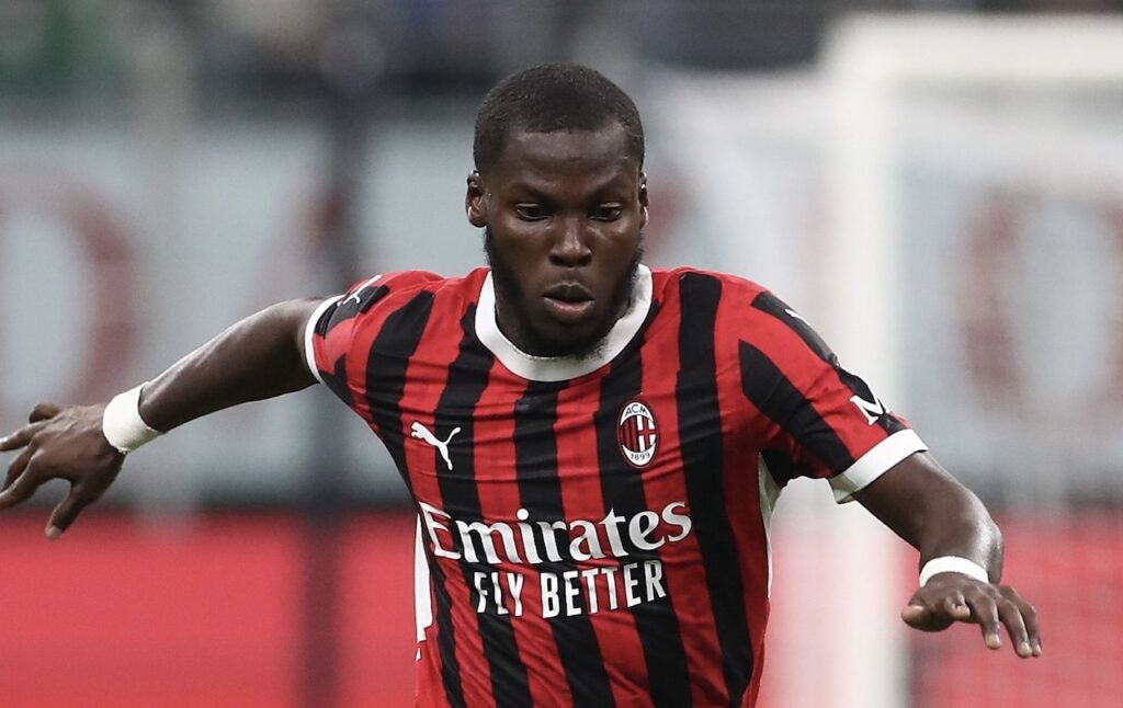 Yunus Musah AC Milan Milan-Napoli 0-2 Serie A 2024-2025