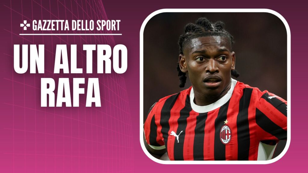 Milan-Juventus Serie A 2024-2025 Rafael Leao