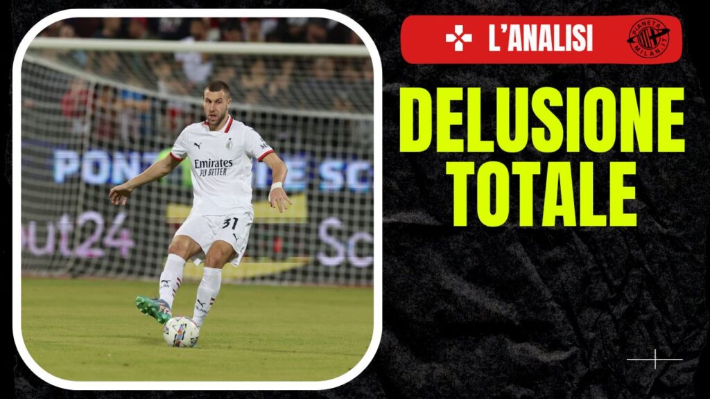 Strahinja Pavlovic AC Milan Cagliari-Milan 3-3 Serie A 2024-2025
