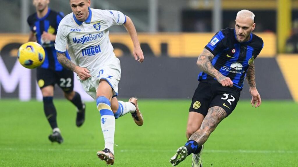 Inter Frosinone gol Dimarco