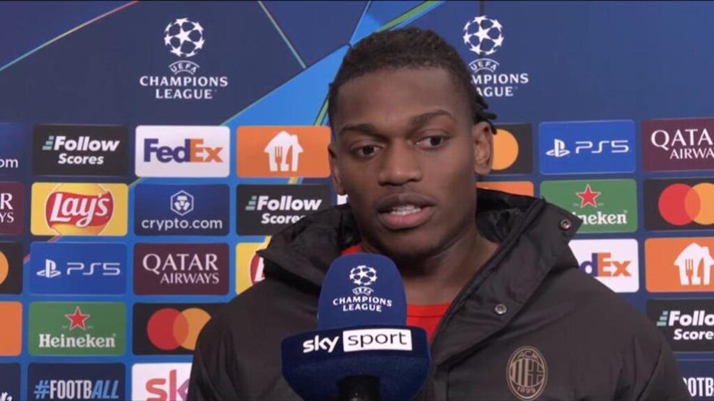 Slovan Bratislava-Milan 2-3 Champions League 2024-2025 Rafael Leao