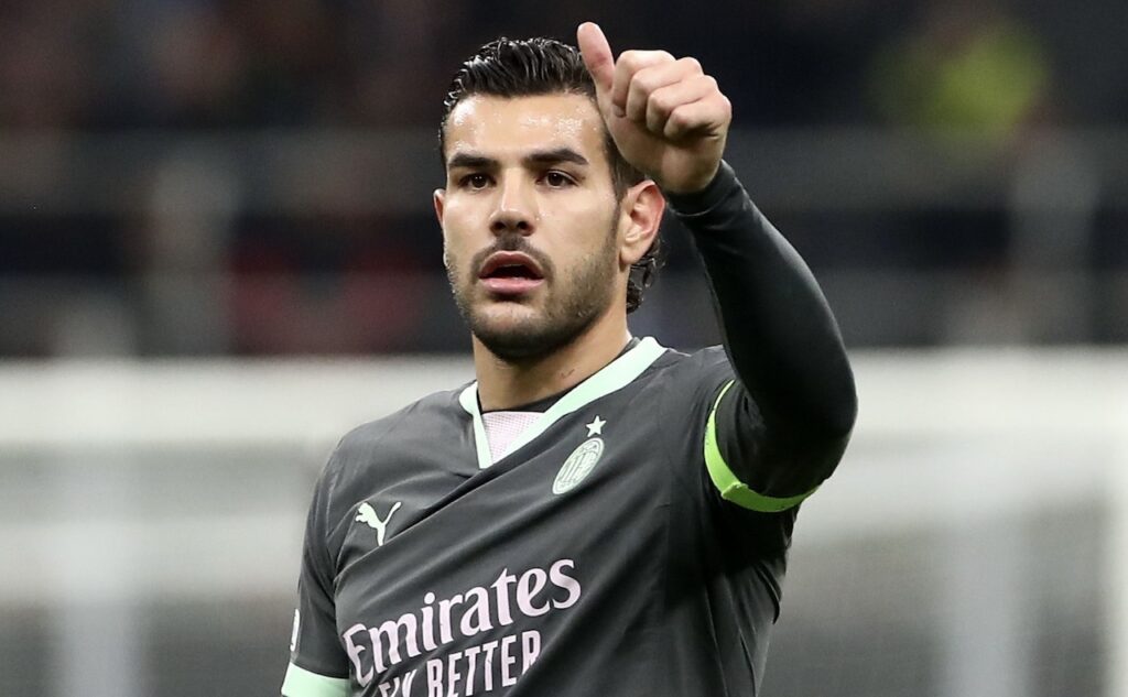 Theo Hernández AC Milan Milan-Bruges 3-1 Champions League 2024-2025
