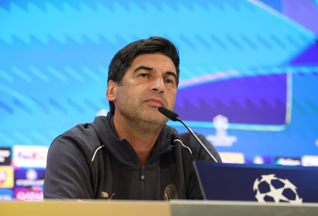 Paulo Fonseca AC Milan conferenza stampa Champions League
