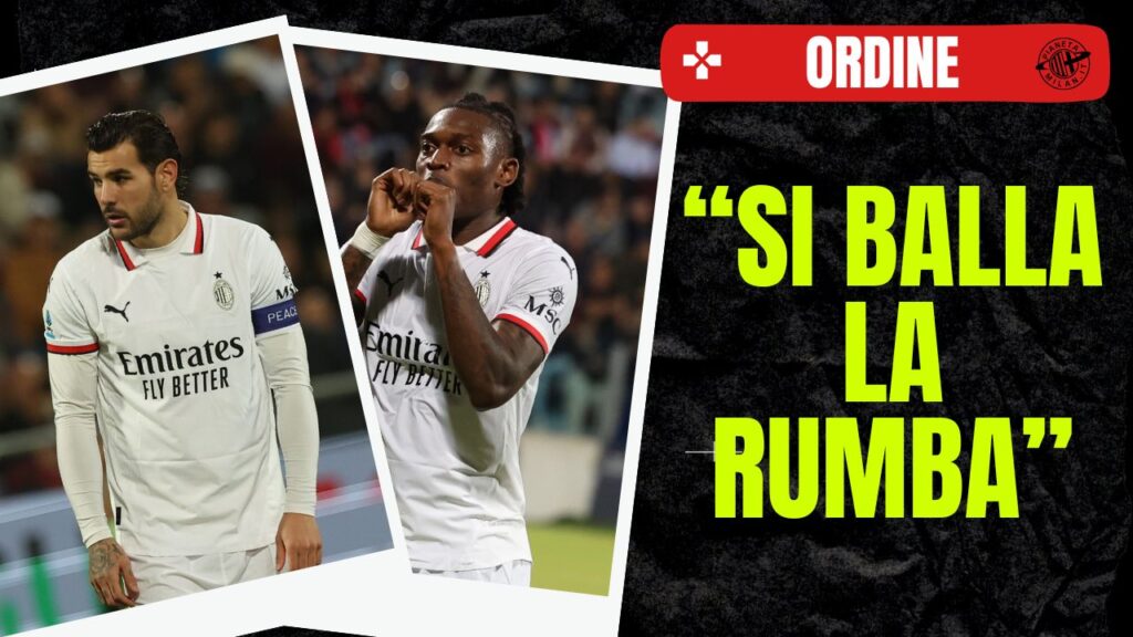 Rafael Leao e Theo Hernández AC Milan Fiorentina-Milan 2-1 Serie A 2024-2025