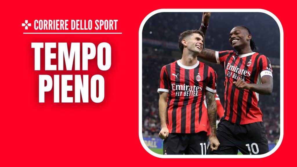 Milan-Empoli Serie A 2024-2025 Pulisic Leao