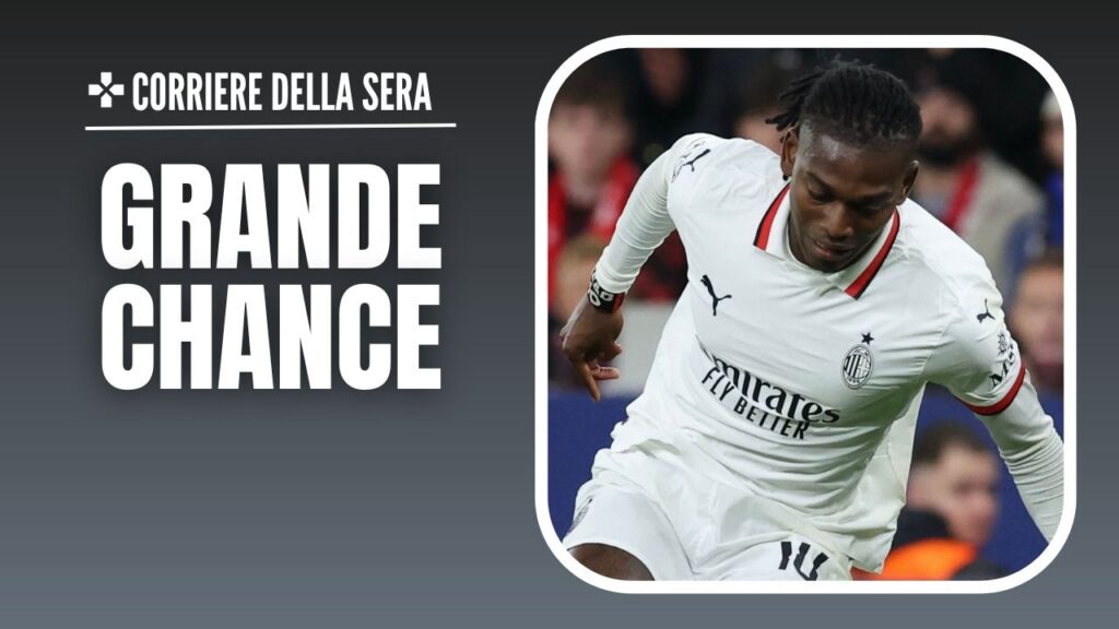 Real Madrid-Milan Champions League 2024-2025 Rafael Leao