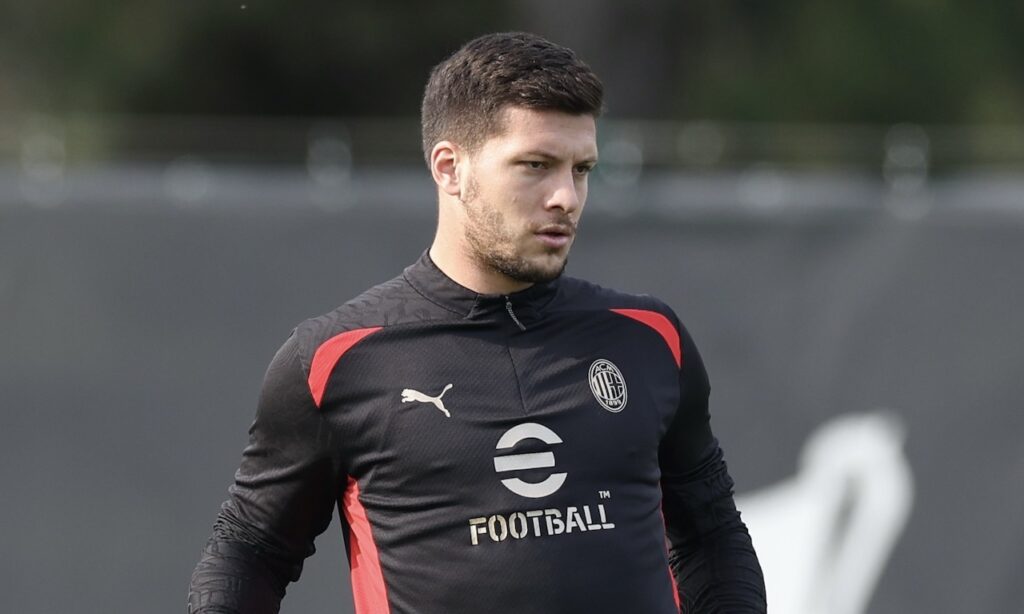 Luka Jovic AC Milan allenamento Milanello