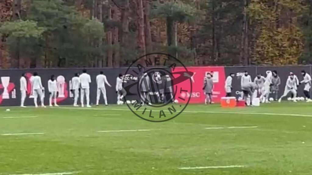 Slovan Bratislava-Milan Champions League 2024-2025 allenamento Milanello