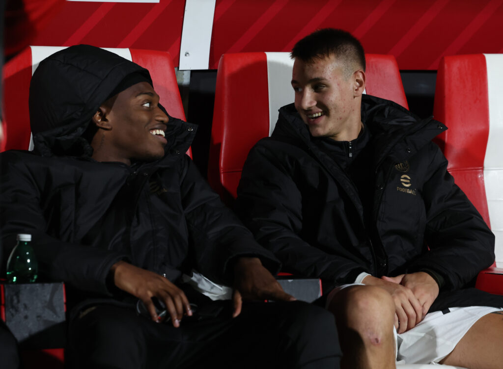 Rafael Leao AC Milan Monza-Milan 0-1 Serie A 2024-2025 Camarda