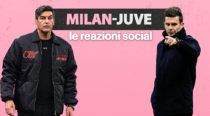 Milan-Juventus, un brutto spettacolo. La reazione dei social | VIDEO (screen Gazzetta.it)