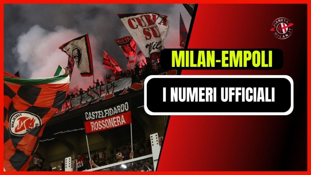 Milan-Empoli Serie A 2024-2025 spettatori San Siro