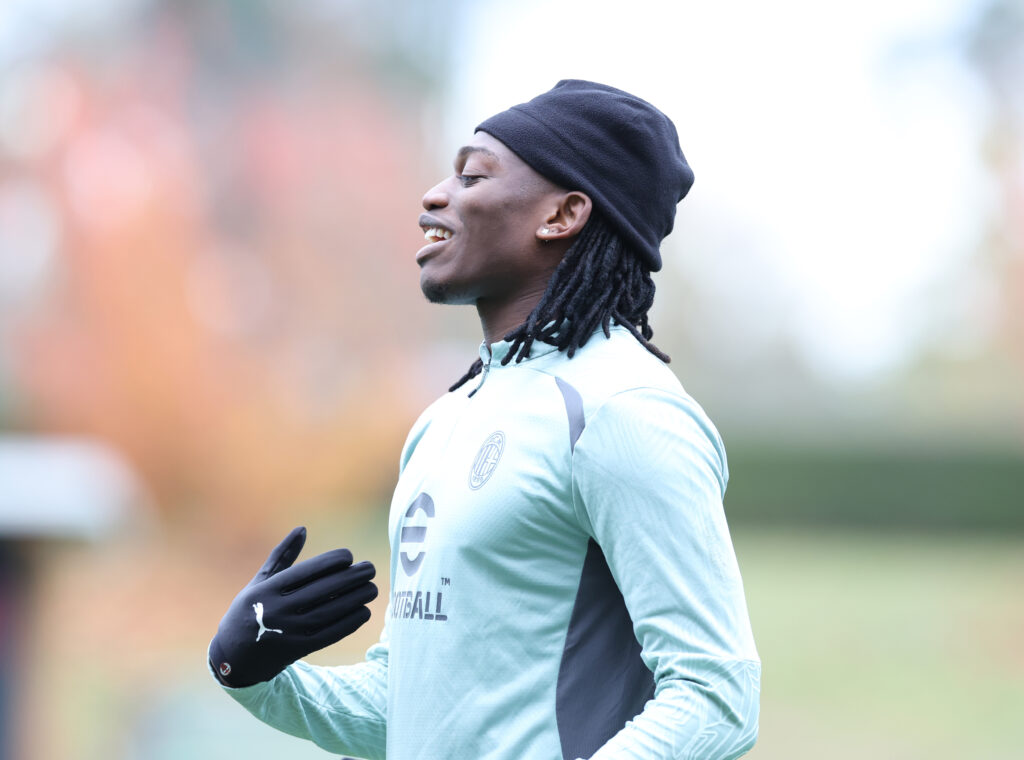 Rafael Leao AC Milan allenamento Milanello