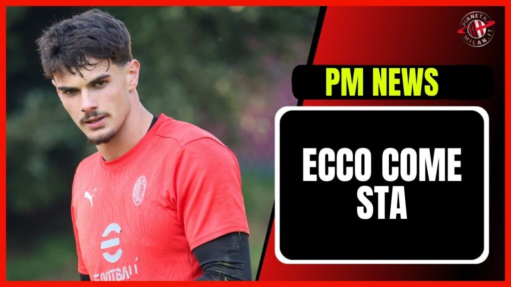 Noah Raveyre (portiere AC Milan Primavera) uscito per infortunio contro il Cagliari
