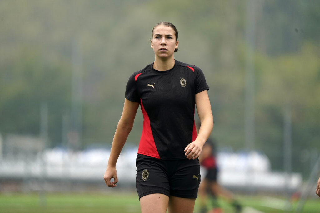 Giorgia Arrigoni, calciatrice del Milan Femminile (getty images)