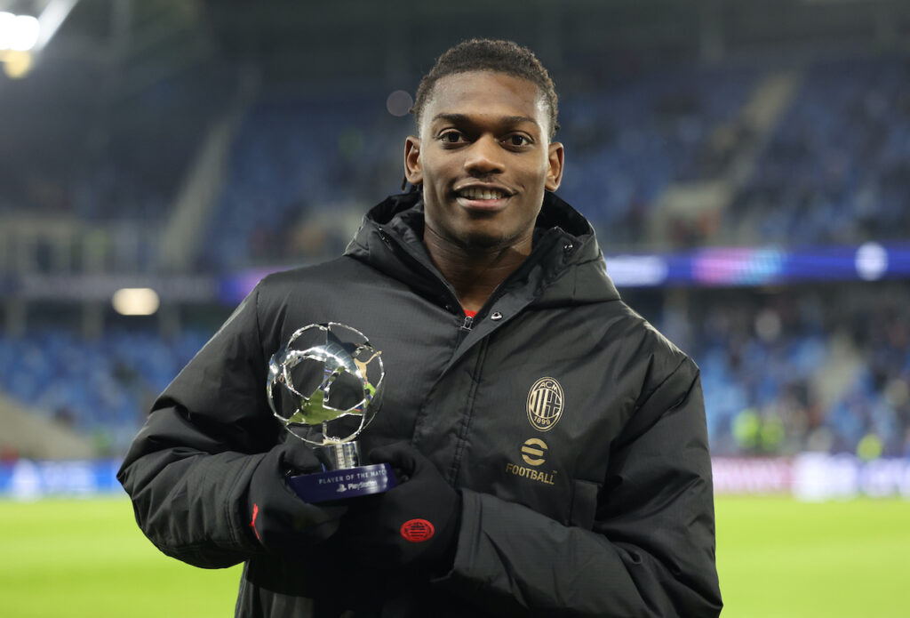 Rafael Leao AC Milan MVP Slovan Bratislava-Milan 2-3 Champions League 2024-2025