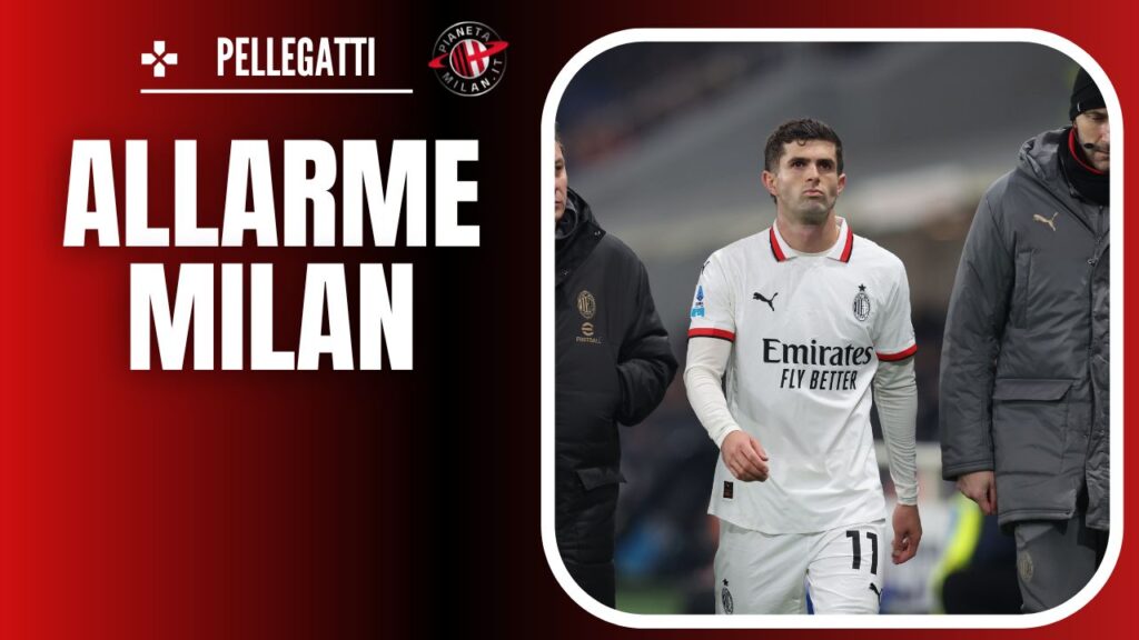 infortunio Christian Pulisic AC Milan Atalanta-Milan 2-1 Serie A 2024-2025
