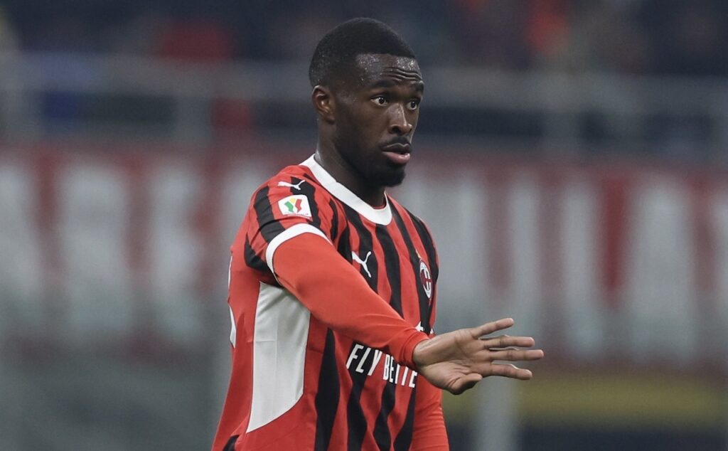 Fikayo Tomori AC Milan Milan-Sassuolo 6-1 Coppa Italia 2024-2025