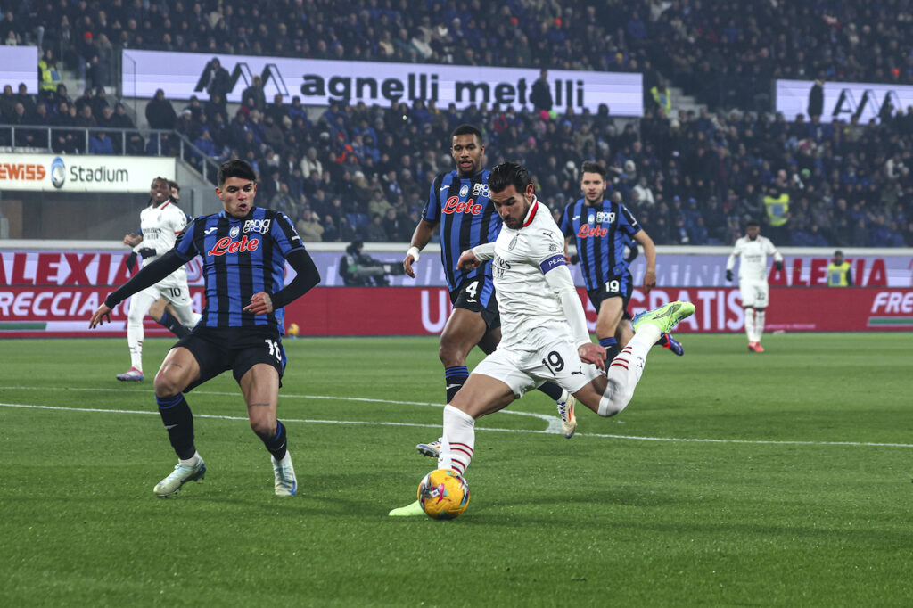 Theo Hernández AC Milan Atalanta-Milan 2-1 Serie A 2024-2025