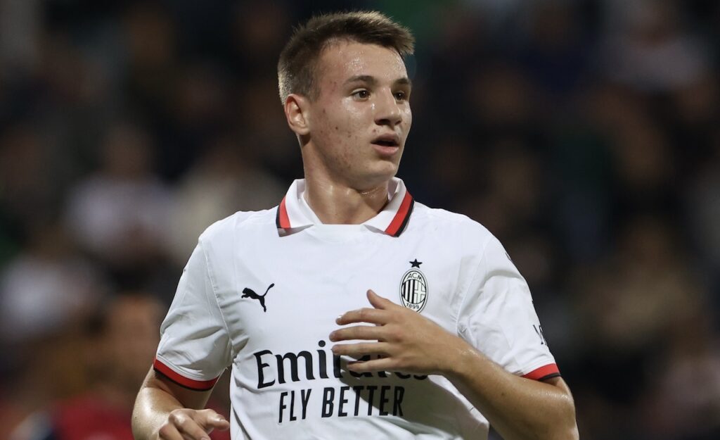 Francesco Camarda AC Milan Cagliari-Milan 3-3 Serie A 2024-2025