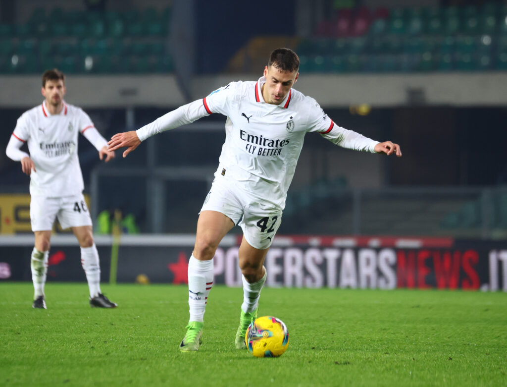 Filippo Terracciano AC Milan Verona-Milan 0-1 Serie A 2024-2025