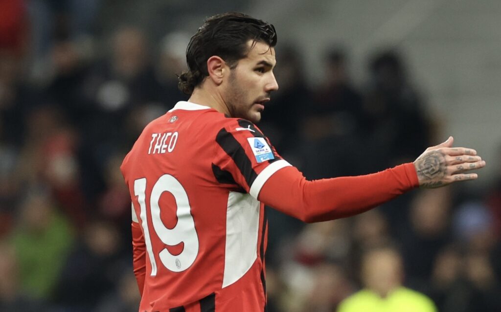 Theo Hernández AC Milan Milan-Juventus 0-0 Serie A 2024-2025