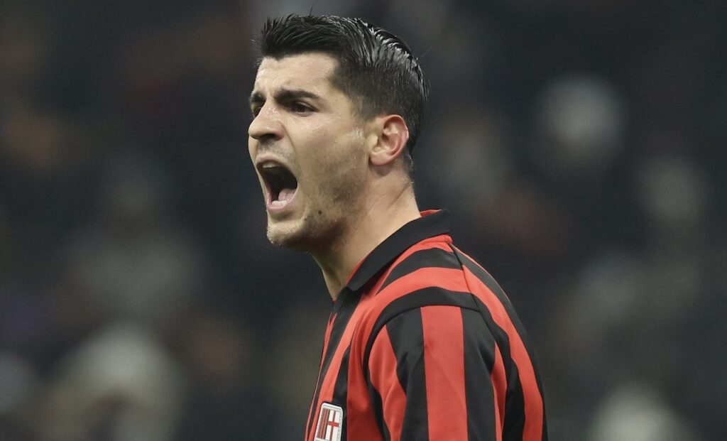 Álvaro Morata AC Milan Milan-Genoa 0-0 Serie A 2024-2025