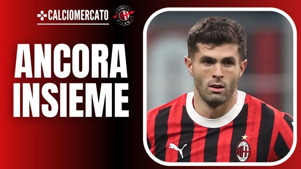 Christian Pulisic AC Milan Milan-Sassuolo 6-1 Coppa Italia 2024-2025