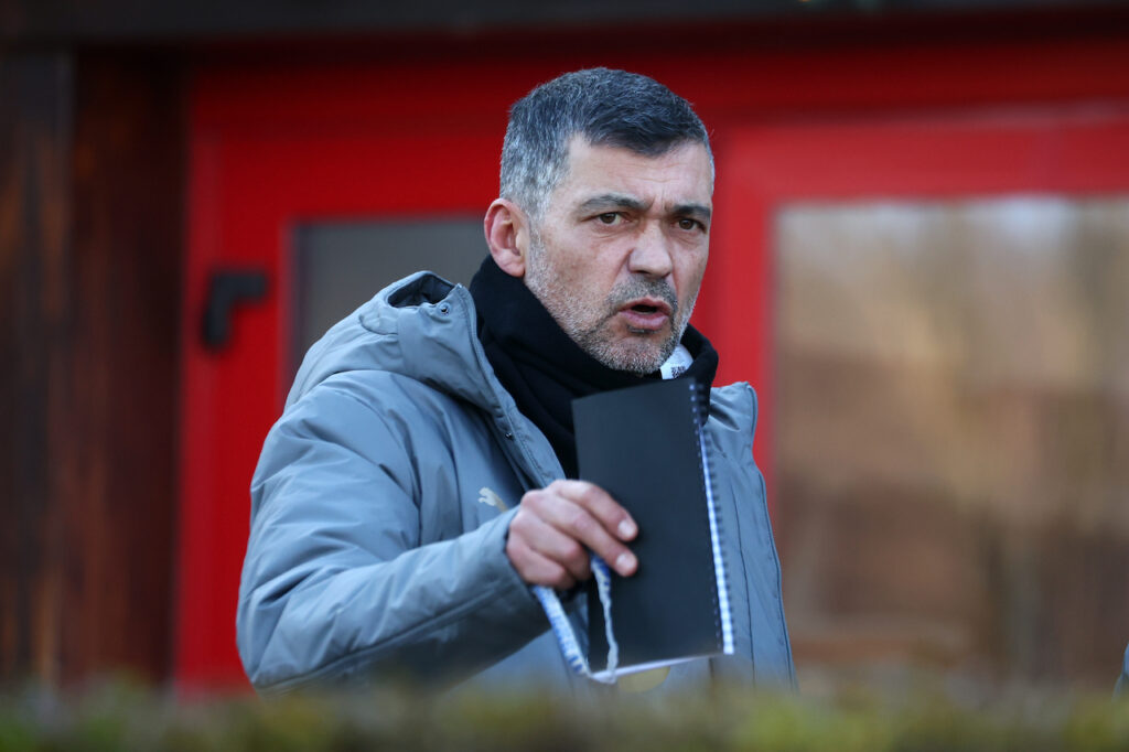 Sergio Conceicao AC Milan allenamento Milanello
