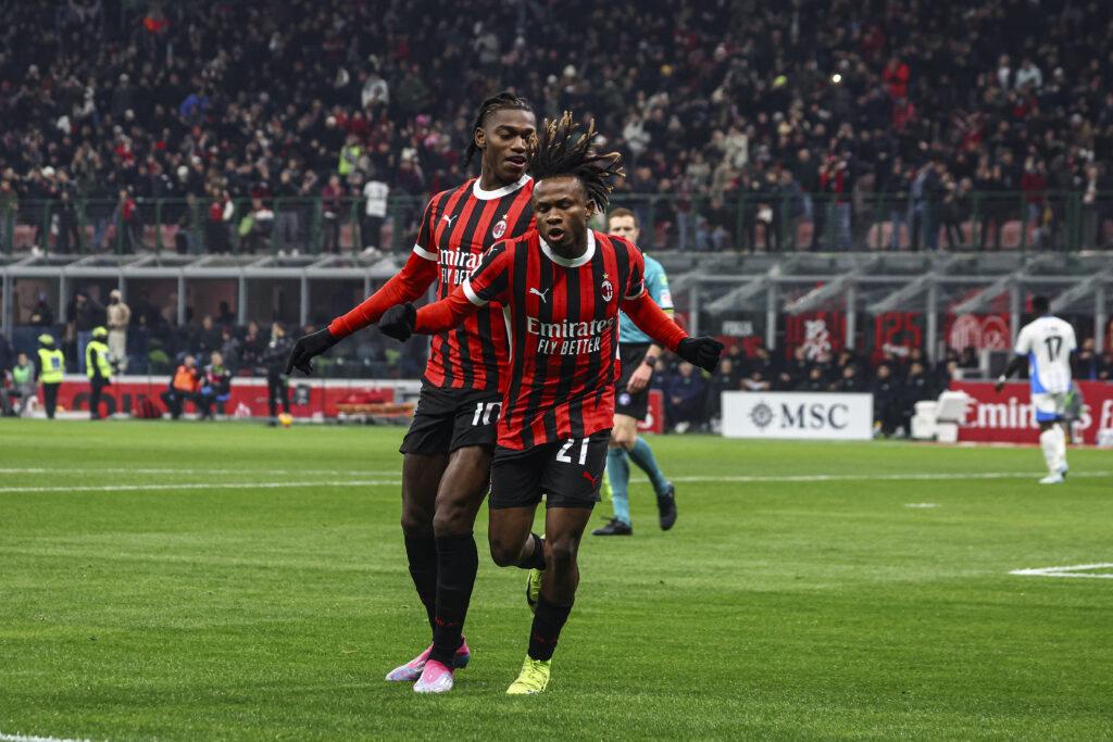 esultanza Samuel Chukwueze Milan-Sassuolo