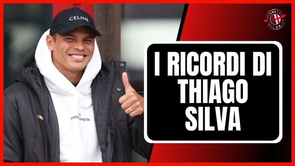 Thiago Silva AC Milan allenamento Milanello