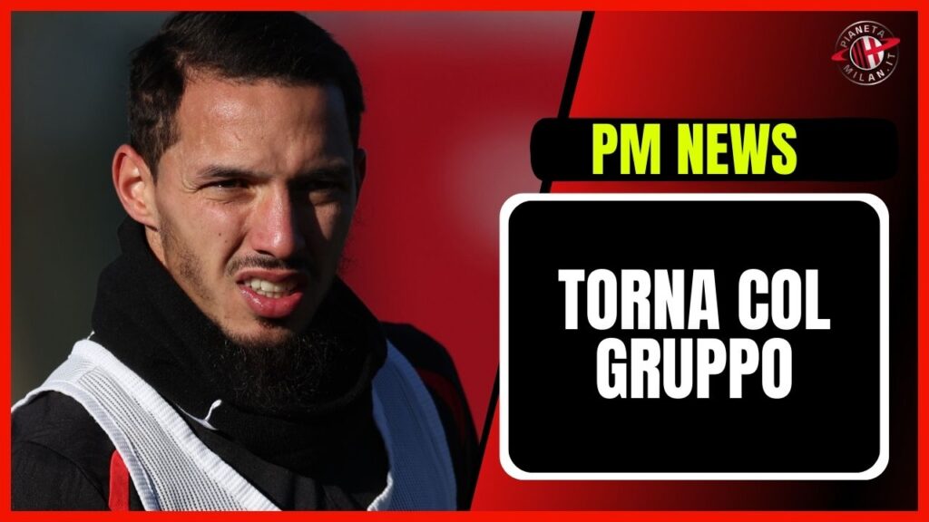 Ismaël Bennacer AC Milan allenamento Milanello