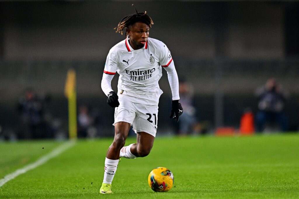 Samuel Chukwueze AC Milan Verona-Milan 0-1 Serie A 2024-2025