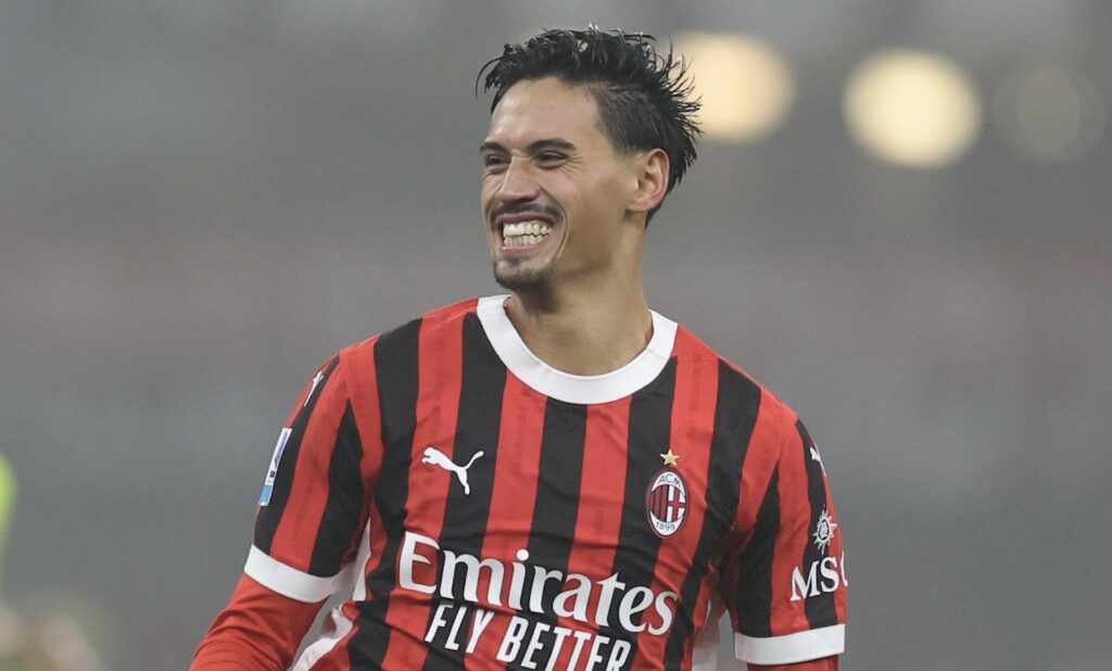 esultanza gol Tijjani Reijnders AC Milan Milan-Empoli 3-0 Serie A 2024-2025