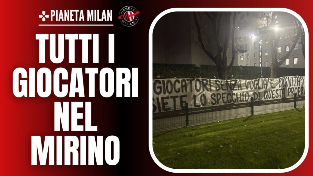 Milan, tutti i giocatori nel mirino della protesta. Qualche applauso | PM NEWS