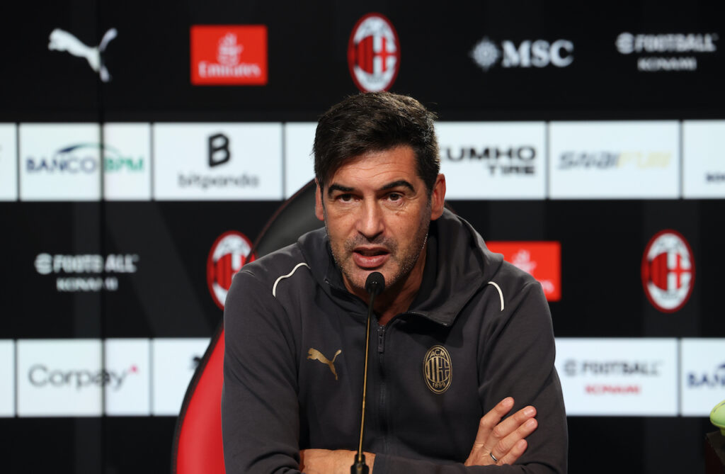 Paulo Fonseca AC Milan conferenza stampa Milanello