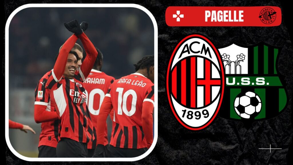 Tijjani Reijnders AC Milan Milan-Sassuolo 6-1 Coppa Italia 2024-2025