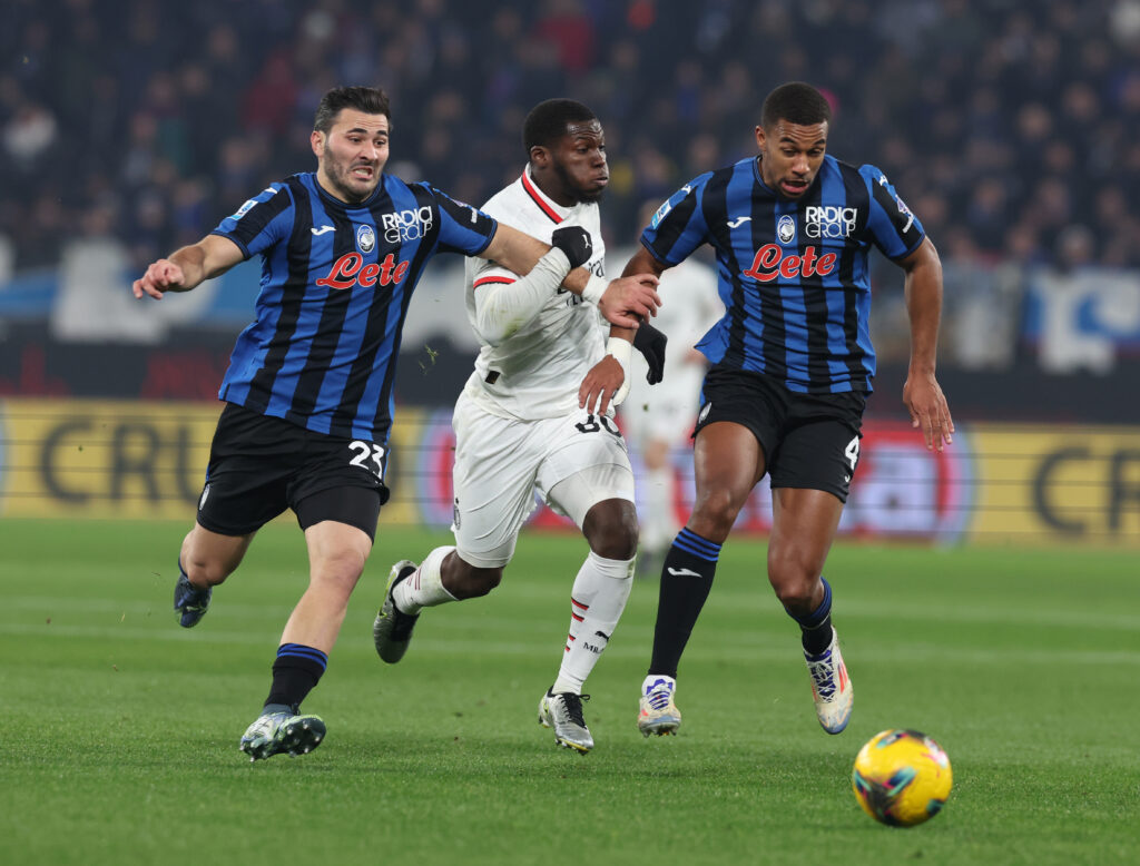 Yunus Musah AC Milan Atalanta-Milan 2-1 Serie A 2024-2025